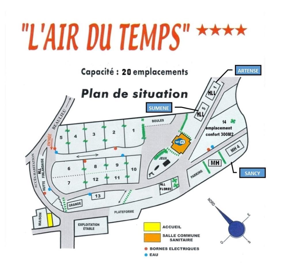 Services & amenities Camping L'air Du Temps - Beaulieu