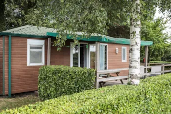 Mietunterkunft - Mobil Home Premium Flores 3 Schlafzimmer - Camping l'Air du Temps