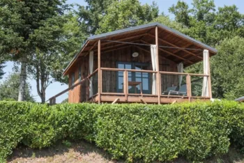 Mietunterkunft - Chalet/Kabine 2 Personen Premium - Camping l'Air du Temps