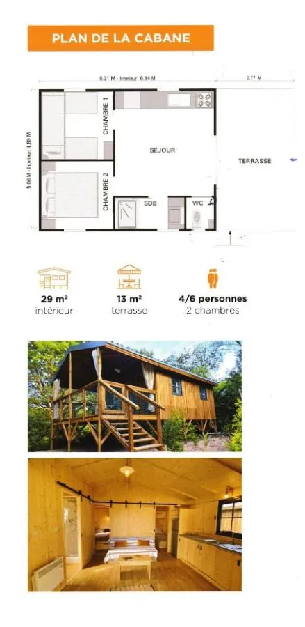 Chalet/Cabane Premium Sur Pilotis