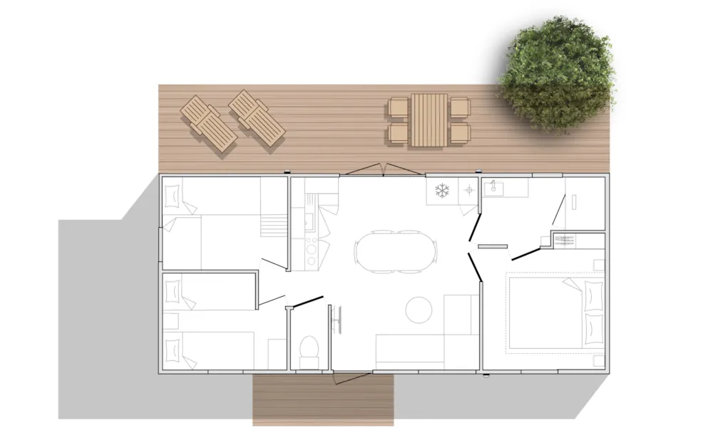 Huuraccommodatie(s) - Winterchalet Laffrey - RCN Belledonne