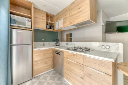 Accommodation - Mobile-Home Faucille (2 Bathrooms) - image n°5 - RCN Belledonne
