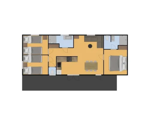 Accommodation - Mobile-Home Faucille (2 Bathrooms) - image n°9 - RCN Belledonne