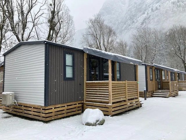 Mobil-Home Hiver Rousse