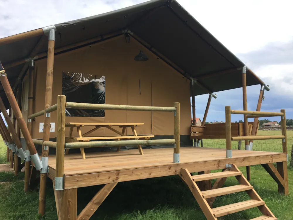 Location - Tente Collective Wood - WOKA Marnay - Camping***