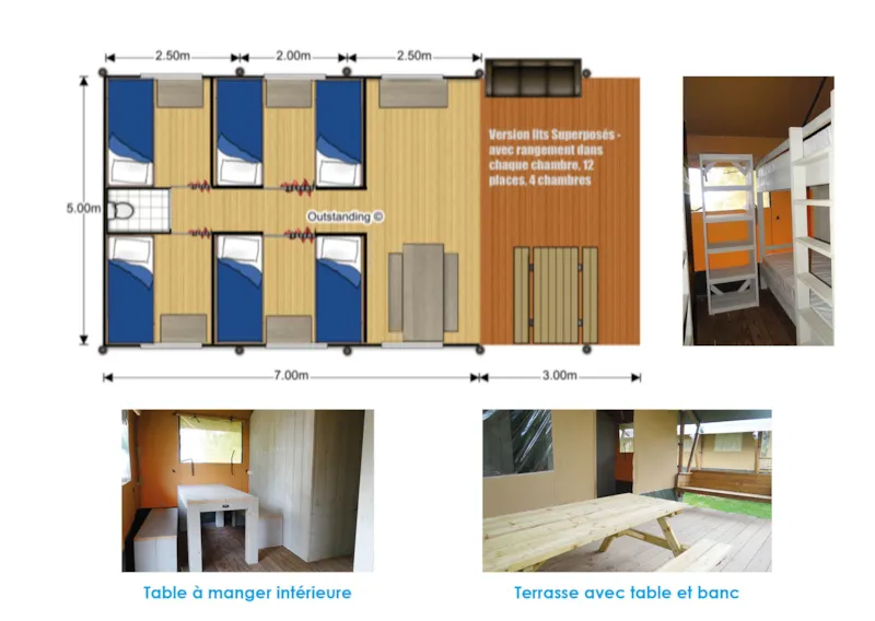 Tente Collective Wood