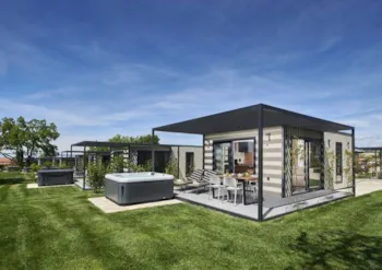 Location - Mobil Home Agava Luxury Avec Baignoire Hydromassage - San Servolo Wellness Camping