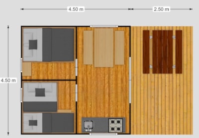 SLOW LODGE - without bathroom