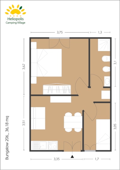 House three-roomed