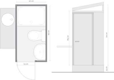 Pitch Oleandri 6x8 m. with private facilities