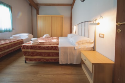 House three-roomed with 2 bathrooms