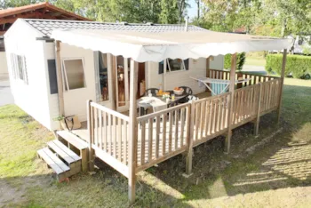 Mietunterkunft - Mobilheim Standard - 2 Schlafzimmer - Camping du Vieux Moulin