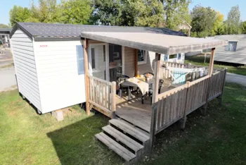Mietunterkunft - Mobilheim 2 Schlafzimmer - Camping du Vieux Moulin