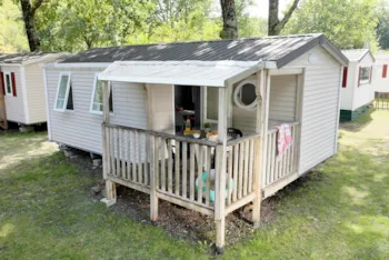 Mietunterkunft - Mobilheim Grand Confort - 2 Schlafzimmer - Camping du Vieux Moulin