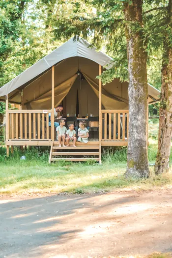 Mietunterkunft - Lodge - 2 Zimmera - Camping du Vieux Moulin