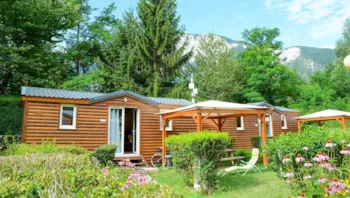 Mietunterkunft - Mobilheim Confort Missouri 2 Schlafzimmer 26M² - Flower Camping  A La Rencontre du Soleil