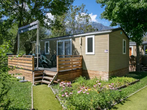 Mietunterkunft - Mobilheim Belledonne Premium 32M² - 3 Schlafzimmer + Nicht Überdachte Terrasse + Geschirrspüler - - image n°1 - Flower Camping  A La Rencontre du Soleil