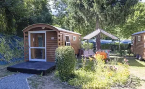 Locatif - Wohnwagen Les Ecrins Standard 17m² - 1 Schlafzimmer + plancha - - Flower Camping  A La Rencontre du Soleil
