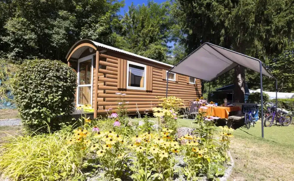 Accommodation - Comfort Gipsycar Arizona 17M² - 1 Bedroom + Plancha - - Flower Camping  A La Rencontre du Soleil