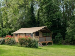 Accommodation - Ecolodge Tent 5 People - Camping des Papillons