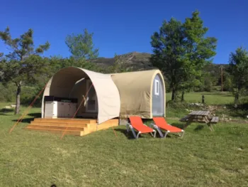 Mietunterkunft - Coco Sweet Zelt - 16 M² - 2 Schlafzimmer - Ohne Sanitäranlagen - Clico Chic - Camping Castillon de Provence