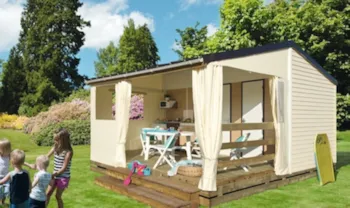 Mietunterkunft - Mobilheim - 26 M² - 2 Schlafzimmer - Ohne Badezimmer - Clico Chic - Camping Castillon de Provence