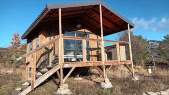 Mietunterkunft - Chalet Blaron - 19M² - 1 Schlafzimmer - Clico Chic - Camping Castillon de Provence
