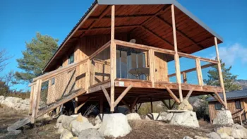 Mietunterkunft - Sun Top Tv - 27 M² - 2 Schlafzimmer - Clico Chic - Camping Castillon de Provence