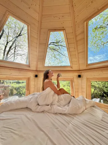 Accommodation - New For 2025 La Boréale & Spa - Travel To Nerrivik Lodges - Écodomaine "La Rêverie"