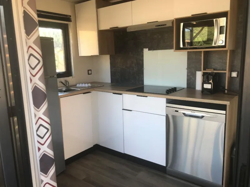 Mobil-Home Premium 29M² 2 Chambres + Terrasse 17M² + Tv + Lv + Clim + Plancha