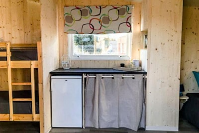 Hiker cabine 18m²  - 2 bedrooms - without private toilet blocks