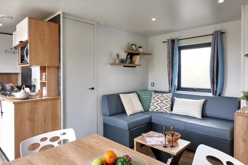 Mobil-Home Premium 32 M² 3 Chambres + Terrasse 21M² + Tv + Lv + Clim + Plancha