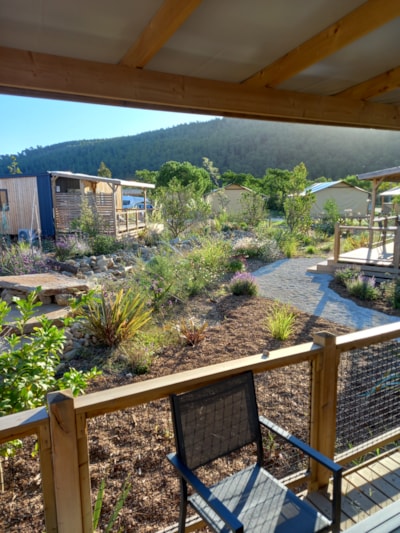 Mobile-home Premium 2 bedrooms 29m² + terrace 17m² + air contionning + plancha