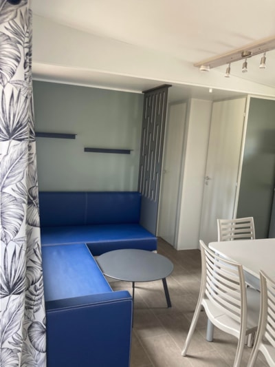Mobile-home Premium (35+28m²) 5 bedrooms +SPA + terrace 44m² + TV + Dishwasher +air-conditioning