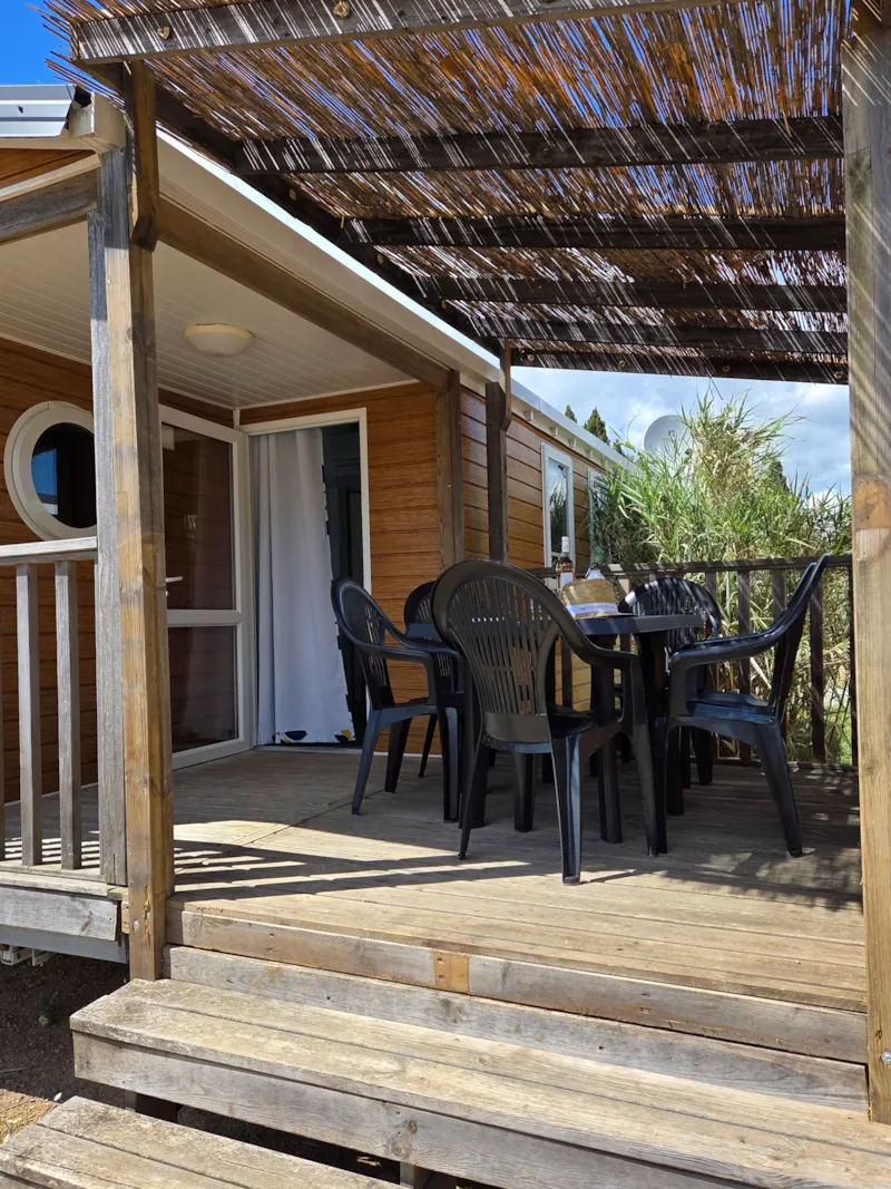 Mobil-Home Confort 32 M² 3 Chambres  + Terrasse 11M² + Clim + Tv