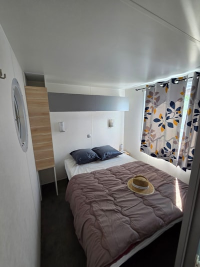 Mobile-home Confort 32m² 3 bedrooms + terrace 11m²  + air-conditioning + TV
