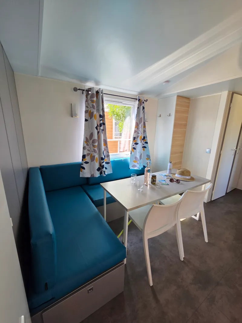 Mobil-Home Confort 32 M² 3 Chambres  + Terrasse 11M² + Clim + Tv