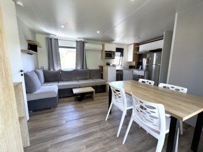 Mobile Home Premium 38 m² 3 bedrooms + SPA + 2 bathrooms + Airco