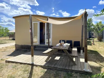 Accommodation - Hiker Cabine 18M²  - 2 Bedrooms - Without Private Toilet Blocks - Flower Camping Olivigne