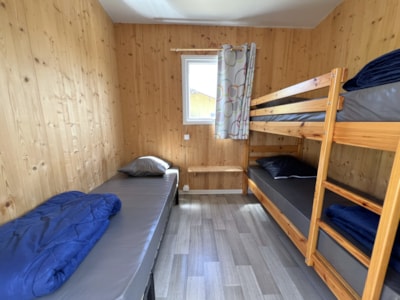 Hiker cabine 18m²  - 2 bedrooms - without private toilet blocks