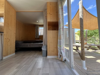 Hiker cabine 18m²  - 2 bedrooms - without private toilet blocks