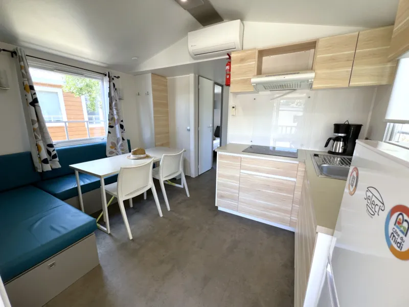 Mobil-Home Confort 32 M² 3 Chambres  + Terrasse 11M² + Clim + Tv