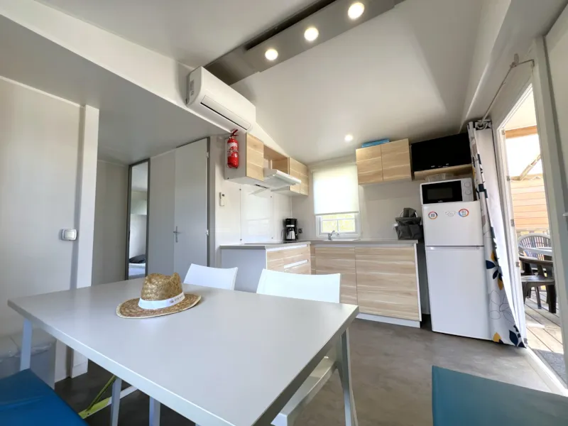 Mobil-Home Confort 32 M² 3 Chambres  + Terrasse 11M² + Clim + Tv