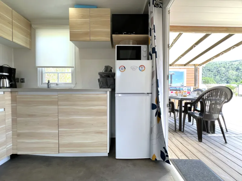 Mobil-Home Confort 32 M² 3 Chambres  + Terrasse 11M² + Clim + Tv