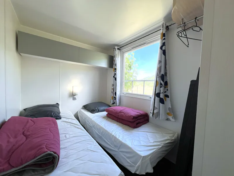 Mobil-Home Confort 32 M² 3 Chambres  + Terrasse 11M² + Clim + Tv