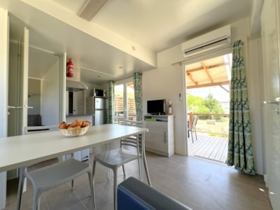 HomeFlower Premium 2 bedrooms Premium 29m² + terrace 21m² + air-conditioning+ Plancha