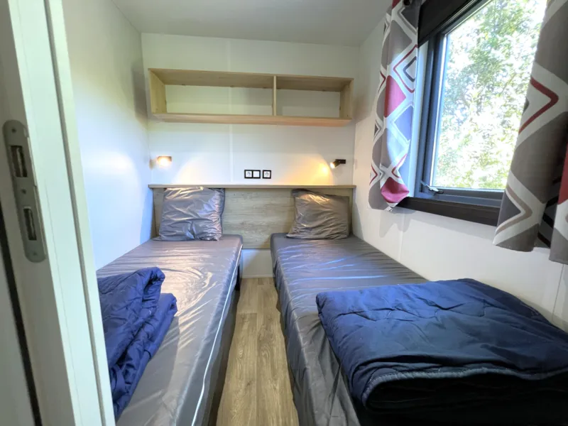 Mobil-Home Premium 32 M² 3 Chambres + Terrasse 21M² + Tv + Lv + Clim + Plancha
