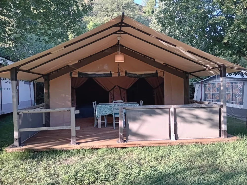 Mietunterkunft - Kompaktlodge Saudronne Oder Ardaliès - Camping municipal du Moulin de l'Horte