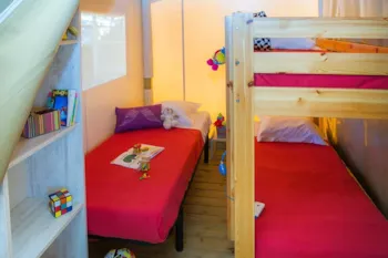 Mietunterkunft - Zelt Ecolodge 2 Zimmer T5l2 - Camping Marvilla Parks - Domaine des Tours