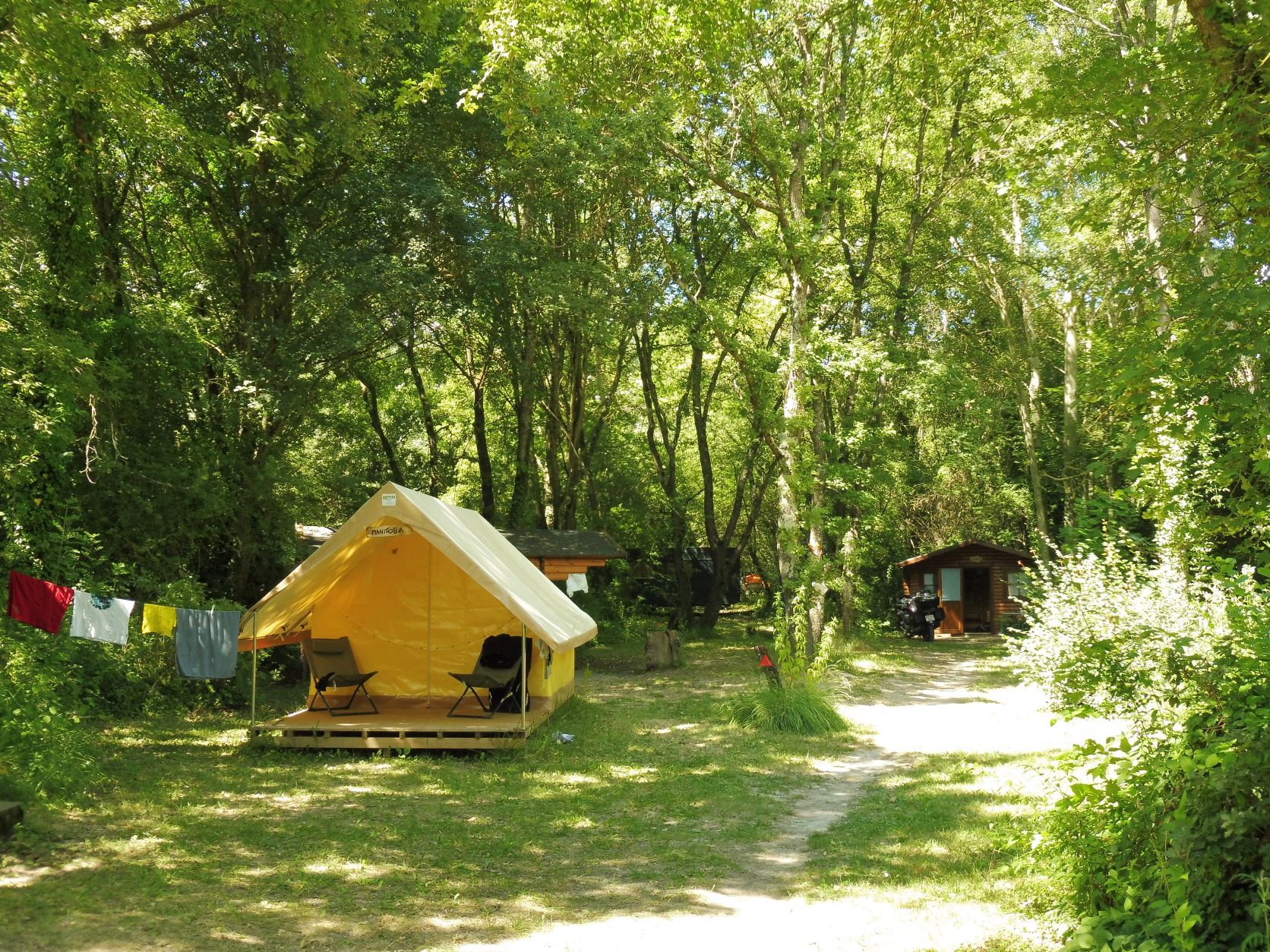 Huuraccommodatie - Tent Canada Treck - 1 Tweepersoonsbed - - Camping La Vaugelette